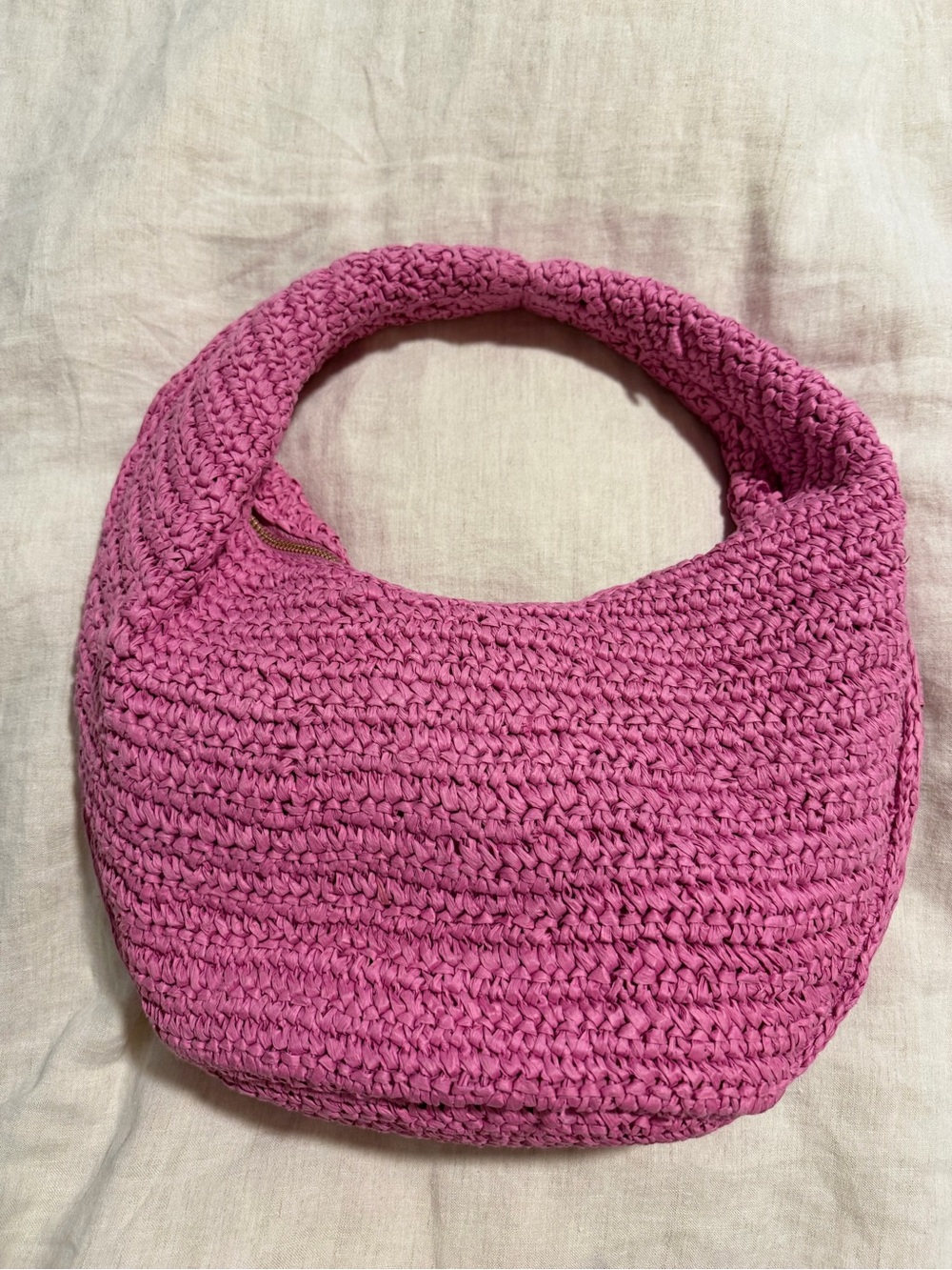 l*space Hot Pink Woven Zip Aya Bag! Used once!